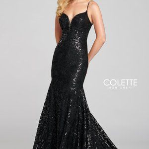 Prom dress  Colette Mon Cheri  Black Size 4